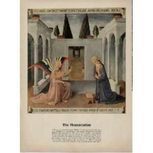  Fra Angelicos The Annunciation, Behold, a virgin shall conceive 
