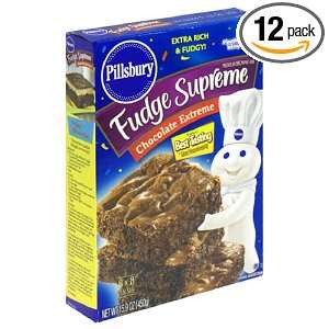   Supreme Brownie Mix, Chocolate Extreme, 15.9 Ounce Boxes (Pack of 12