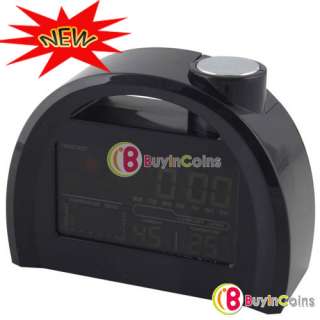 Digital Weather Temperature LED LCD Projection Snooze Station Calendar 