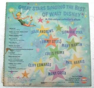 WALT DISNEYS HAPPIEST SONGS GOLF PROMO 1967 WALT DISNEY RECORDS