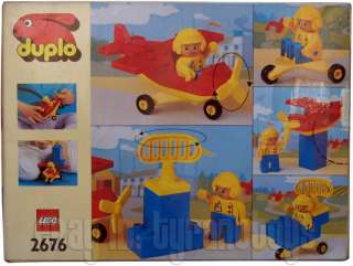 LEGO 2676 DUPLO Private Plane MISB Switzerland 1993 Vintage Set SEALED 
