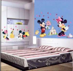 Disney Mickey Minnie Mouse & Friends Wall Stickers Kids/Childrens Room 