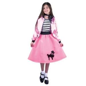  Child 50s Outfit (3 Colors Available) Costume   Blue 