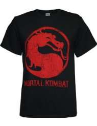 Mortal Kombat Distressed Logo T Shirt