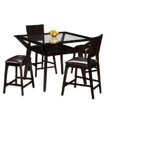 Mystic 5 PC Counter Height Two Stools, Two Backless Stools 
