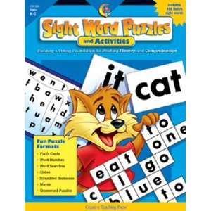   Pack CREATIVE TEACHING PRESS SIGHT WORD PUZZLES 