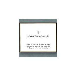  Bereavement Thank You Cards Personalized   Gold & Black 