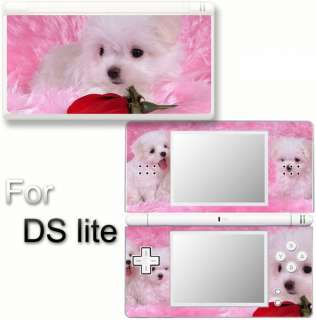 Dog Cute puppy VINYL SKIN DECAL STICKER For DS LITE #6  