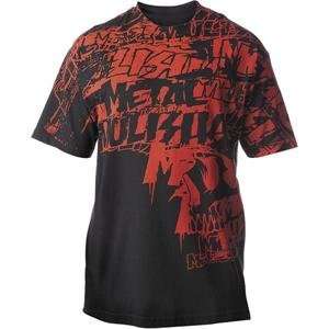  Metal Mulisha Cyclone T Shirt   Large/Black/Red 