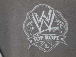 WWF Wrestling Nexus Logo WWE Top Rope Mens Shirt Large  