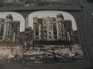 10 1906 San Francisco California Earthquake Stereoviews  