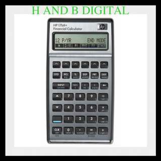 HP 17BII+ Programmable Financial Calculator 808736628204  