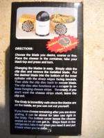 GRATY Gourmet Cheese Grater As seen on TV BNIB  