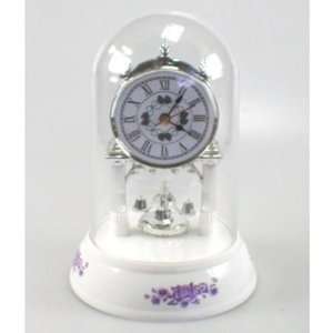  White Desktop Dome Clock 