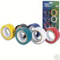 T5S — 6 Multi Color Rolls of Electrical Insulating Tape  