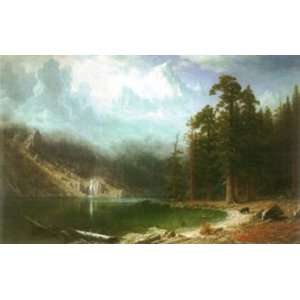 Albert Bierstadt 35W by 22H  Mount Corcoran CANVAS Edge #2 1 1/4 