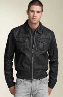 Armani Jeans Vintaged Nappa Leather Jacket  