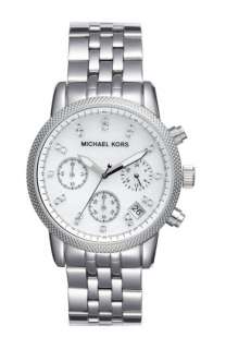Michael Kors White Mother of Pearl Chronograph Watch  