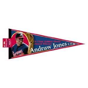 Andruw Jones Braves Ltd Edition 3 Pennant Set *SALE*