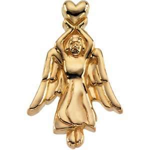  14KY Gold Angel Lapel Pin 22x14.5mm/14kt yellow gold 