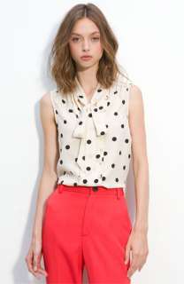 MARC BY MARC JACOBS Hot Dot Silk Top  
