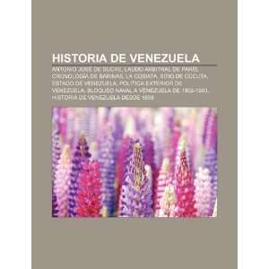 com Historia de Venezuela Antonio José de Sucre, Laudo Arbitral de 