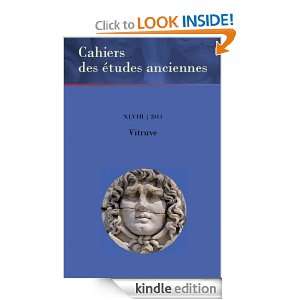 XLVIII  2011   Vitruve   Études anciennes (French Edition 