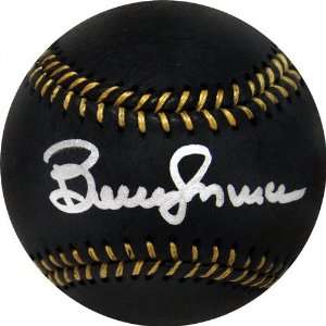  Bobby Murcer Autographed Black Leather Baseball Sports 