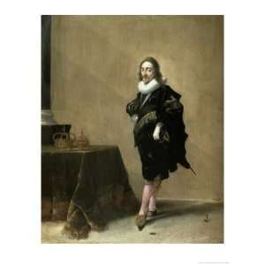 Charles I, King of England, 17th century Giclee Poster 