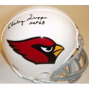  Charley Trippi Signed Cardinals Riddell Mini Helmet w/HOF 