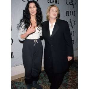  Cher and Daughter, Writer Chastity Bono, in Press Room at 