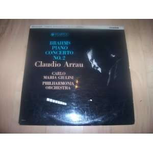   1822 CLAUDIO ARRAU Brahms Piano Concerto 2 LP Claudio Arrau Music