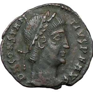 CONSTANTIUS II 337AD Genuine Authentic Ancient Roman Coin LEGIONS 