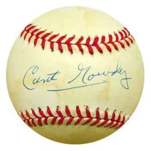  Curt Gowdy Autographed Baseball