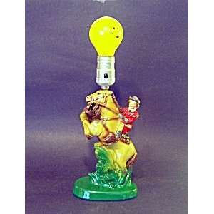 Dale Evans Rearing Horse Elec Lamp