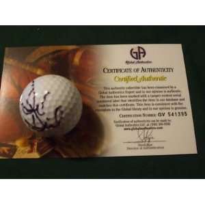  David Duval British Open PGA Golf Signed Golf Ball GAI 