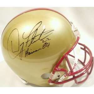 Doug Flutie Signed Helmet   Replica