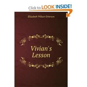  Vivians Lesson Elizabeth Wilson Grierson Books