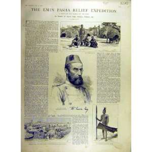  1887 Emin Pasha Relief Expedition Shuli Unyoro Niam
