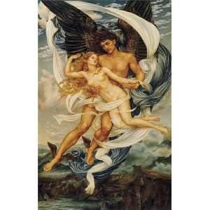 FRAMED oil paintings   Evelyn de Morgan   24 x 38 inches   Boreas and 