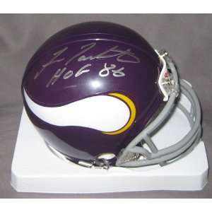Fran Tarkenton Autographed Vikings Mini Helmet w/HOF