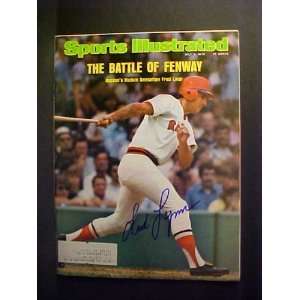 Fred Lynn Boston Red Sox Autographed July 7, 1975 Sports Illustrated 
