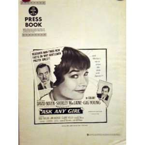   Vintage 1959 Pressbook with David Niven, Shirley MacLaine, Gig Young