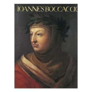  Boccaccio, Giovanni (1313 1375) Giclee Poster Print, 9x12 