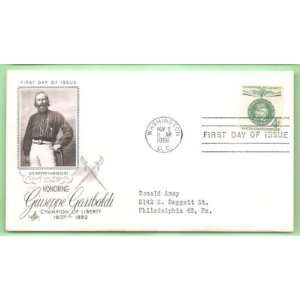    Postage US FDC 1960 Giuseppe Garibaldi Wash DC 