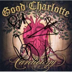 Good Charlotte Autographed Signed Cardiology Cd Cover