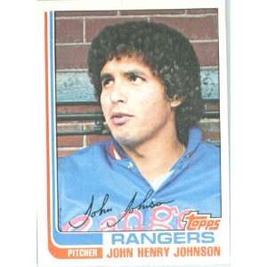  1982 Topps # 527 John Henry Johnson Texas Rangers Baseball 
