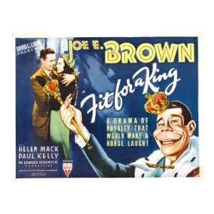  Fit for a King, Joe E. Brown, Helen Mack, Joe E. Brown in 