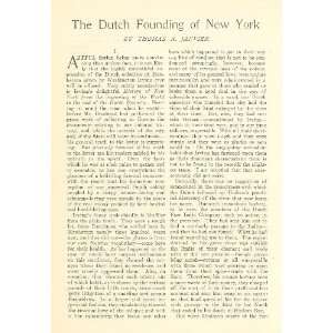   Dutch Founding of New York Henry Hudson Half Moon 