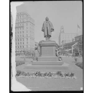  Photo Henry Ward Beecher statue, Brooklyn, N.Y.